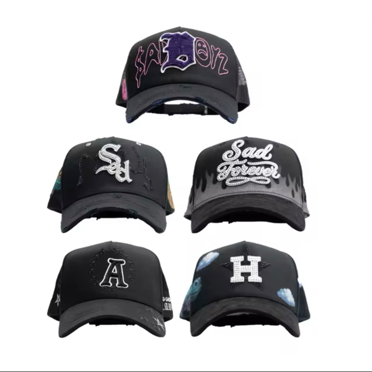 Dandy Hats X Junior H Sad Boyz II Bundle (5 GORRAS)