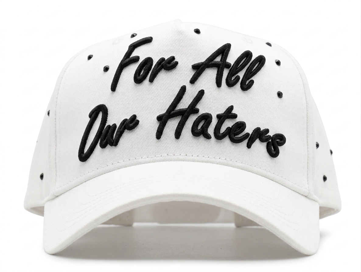 Dandy Hats X Tombochio For All Our Haters Total White (Only Hat)