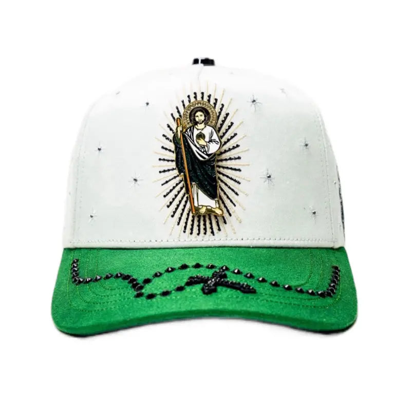 Bigg Boss San Judas White With Green (Only Hat)