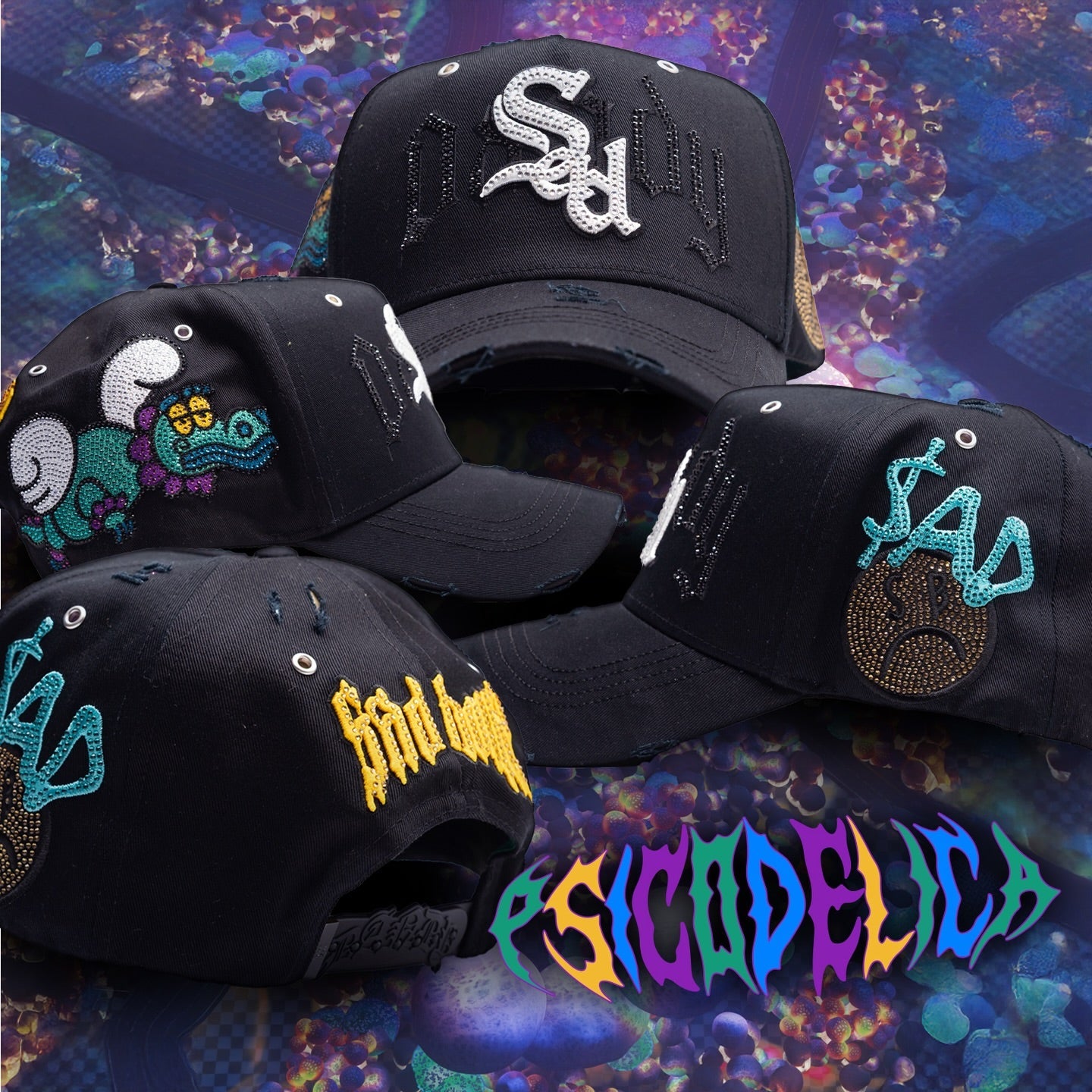 Dandy Hats X Junior H Psicodelica (Full Set)