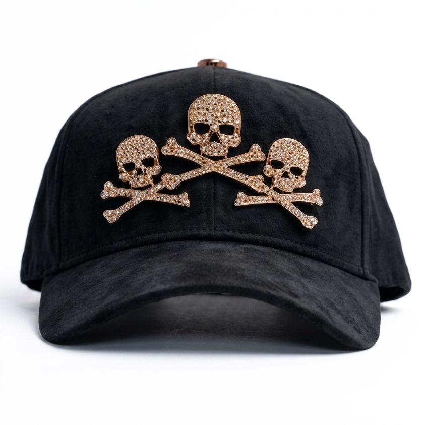 Barbas Hats Rose Gold Skulls (Full Set)