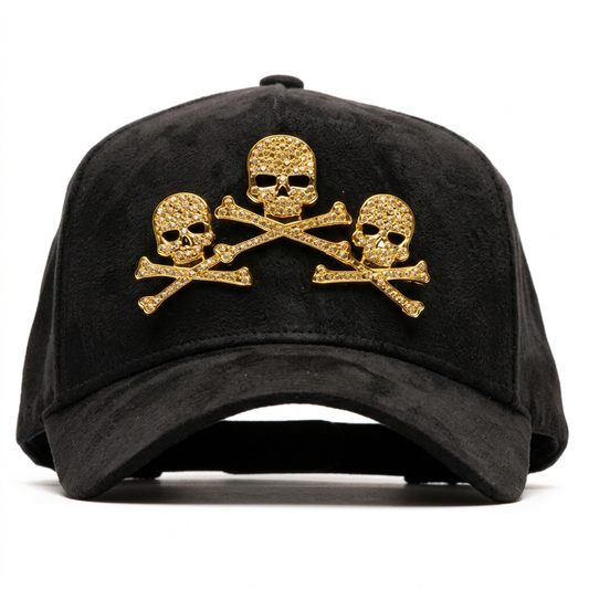 Barbas Hats Gold Skulls (Only Hat)